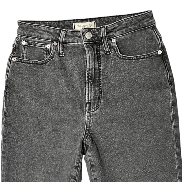 Madewell The Curvy Perfect Vintage Jeans in Lunar Wash Black Size 27 - Picture 3 of 12